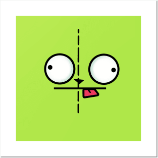 INVADER ZIM! GIR Mask Posters and Art